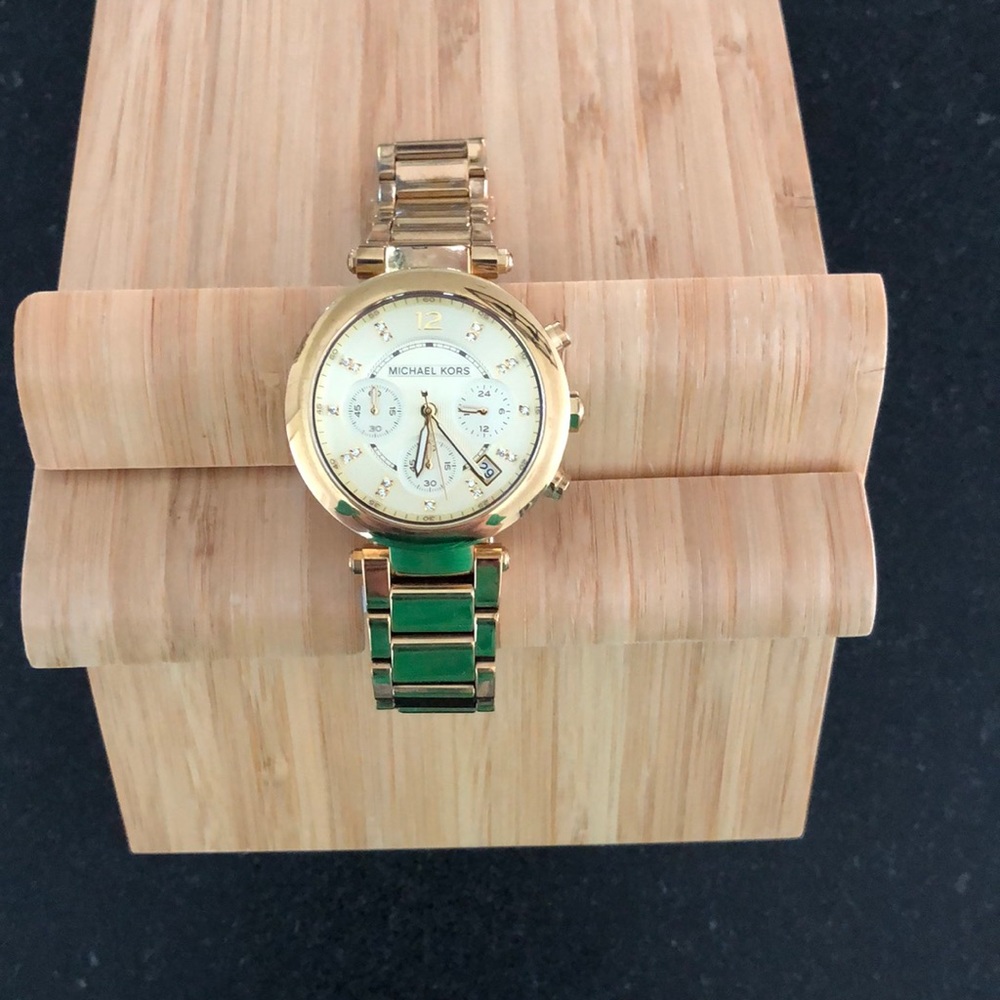 Gold Michael Kors watch